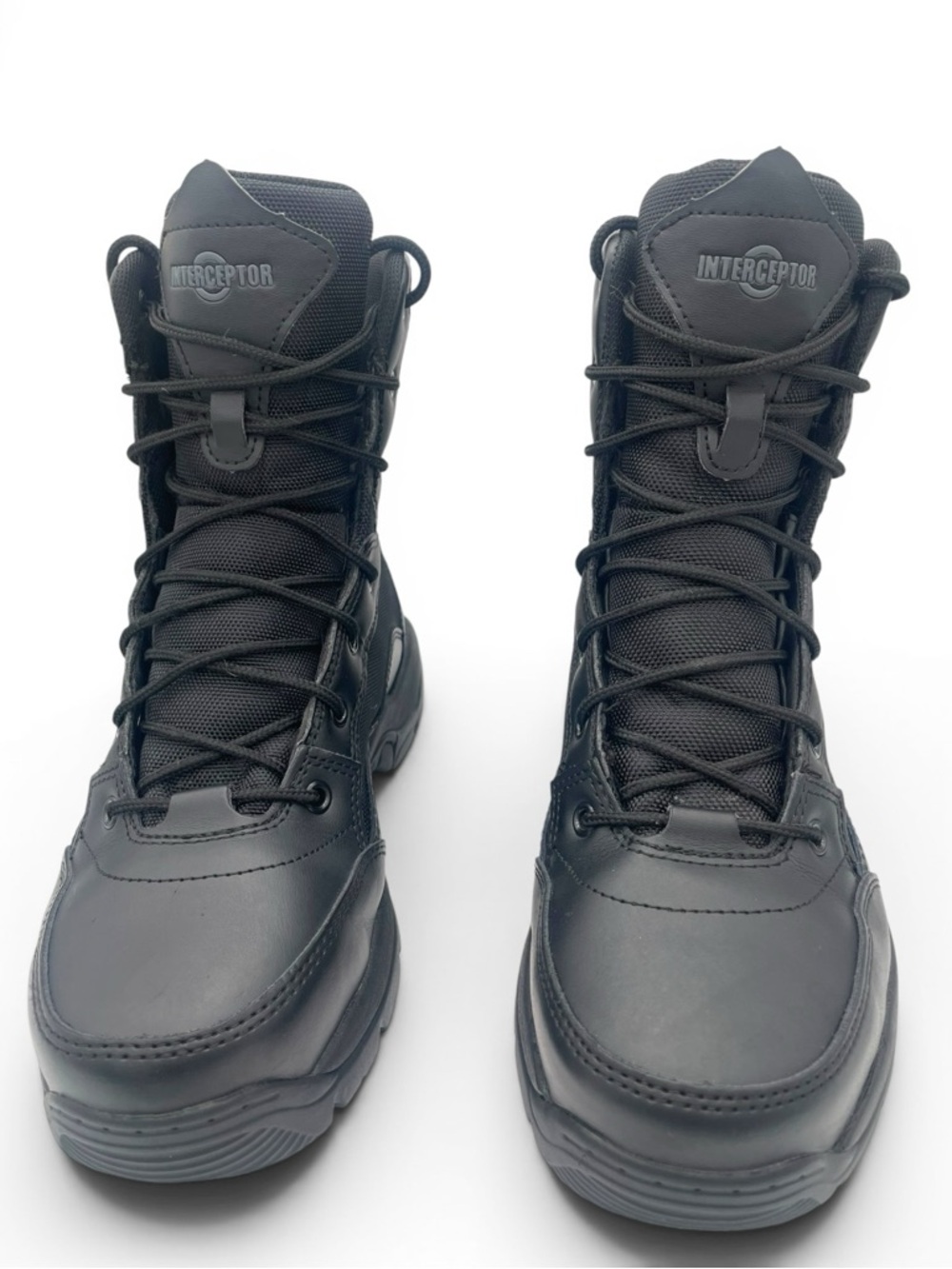 Interceptor Tactical Boots Black Men Size 8 Work Combat Boots